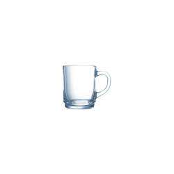 Bicchiere latte Bock con manico in vetro cl 25