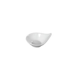 Inmiron white melamine round cup with handle 3.34 inch
