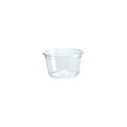 Duni disposable condiment cup in transparent ps cl 3