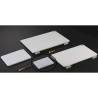 HACCP white embossed plastic chopping board 8.66x5.90x0.59 inch