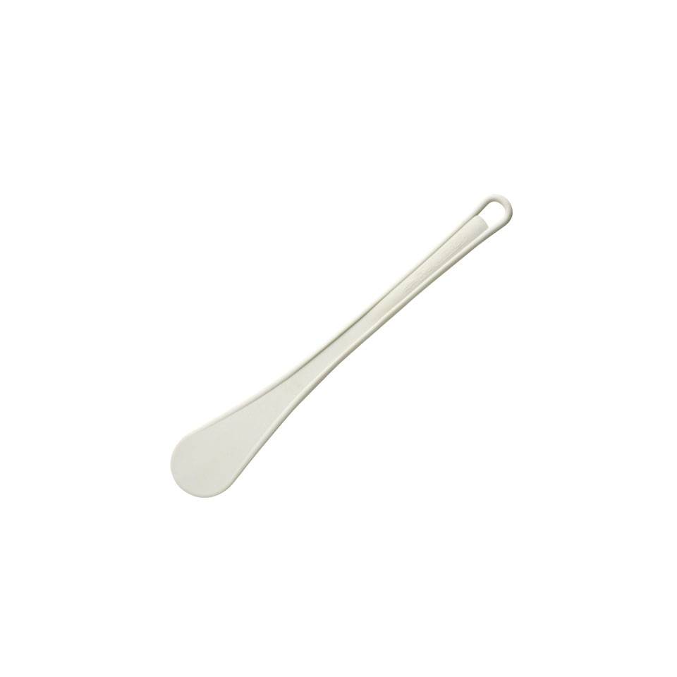 White pa plus hard rounded spatula cm 35