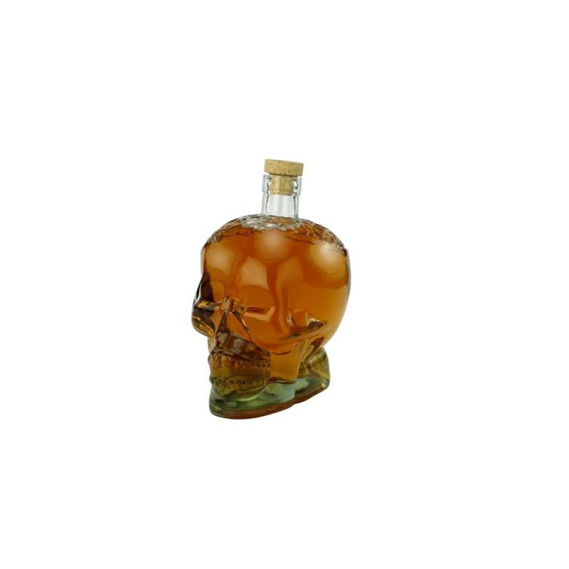 Bottiglia liquore teschio in vetro da 800ml