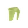 Vertical ice scoop, vertical ice scoop perforated PC green