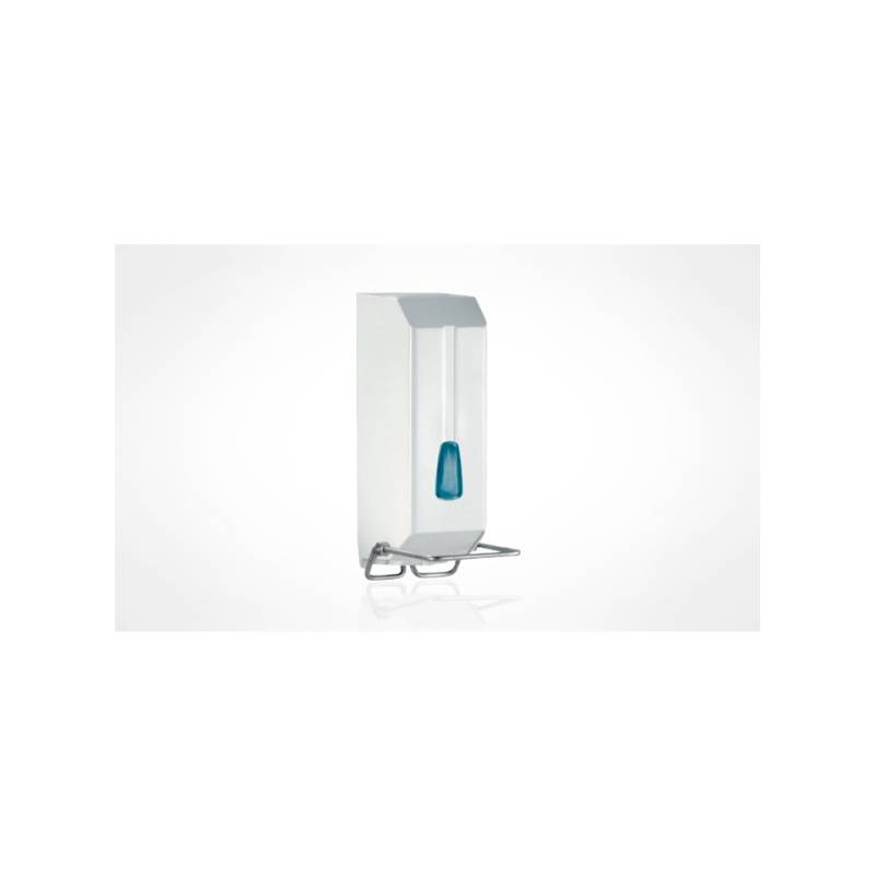 White plastic liquid soap dispenser lt 1.2