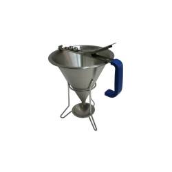 Stainless steel cream pouring funnel