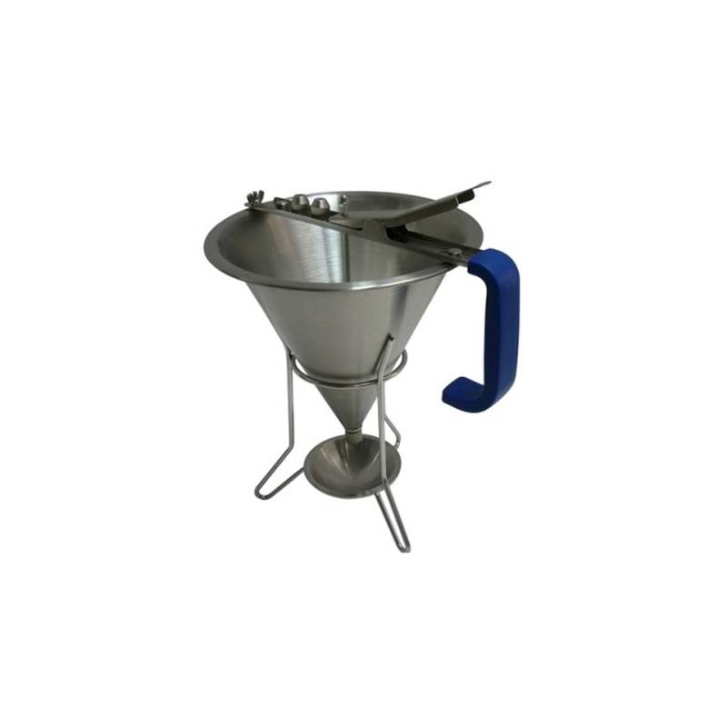 Stainless steel cream pouring funnel