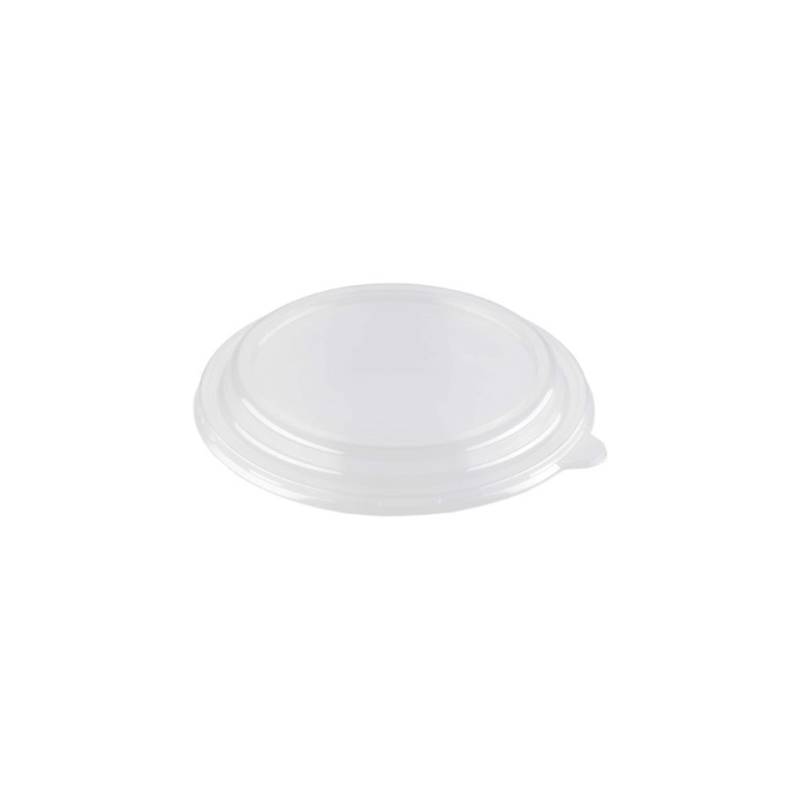 Coperchio monouso in pet trasparente per insalatiera Duni bianco cm 19