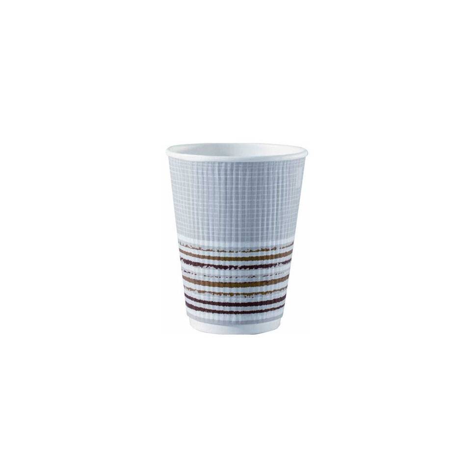 Triple wall Duni disposable beverage glass with decoration 35 cl