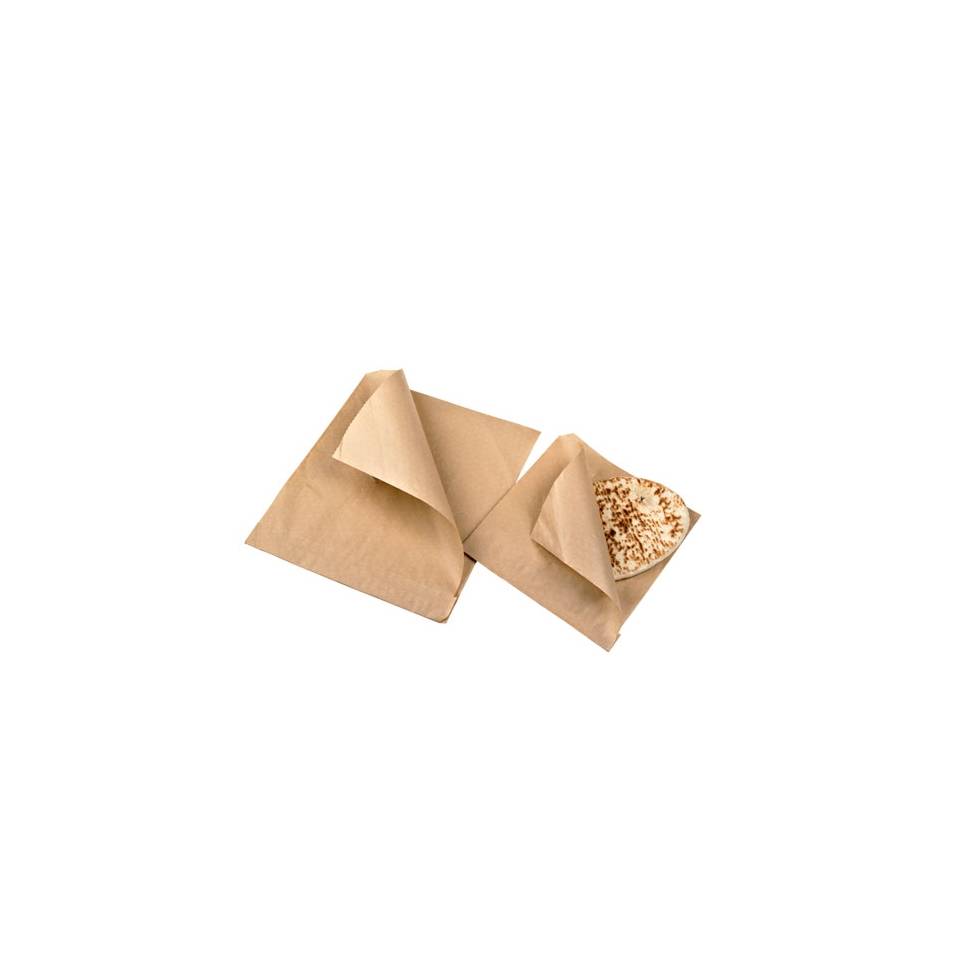 Brown paper sandwich bags cm 17x17