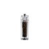 Bisetti square pepper mill in transparent acrylic 14.5 cm