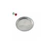 Motta stainless steel round Doric coaster 10 cm