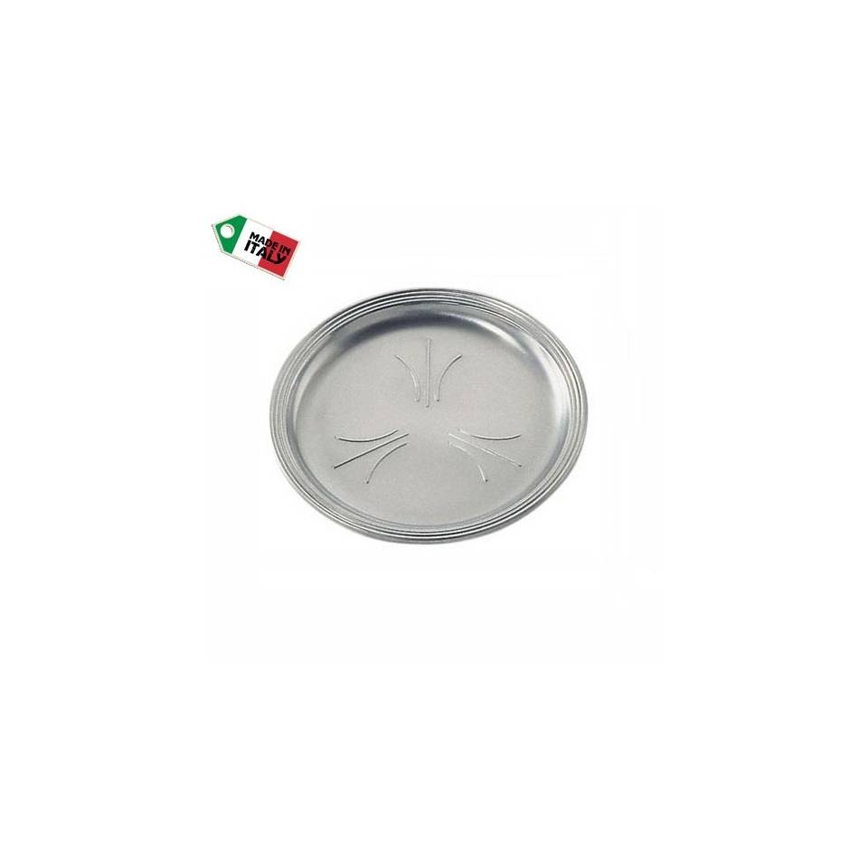 Motta stainless steel round Doric coaster 10 cm