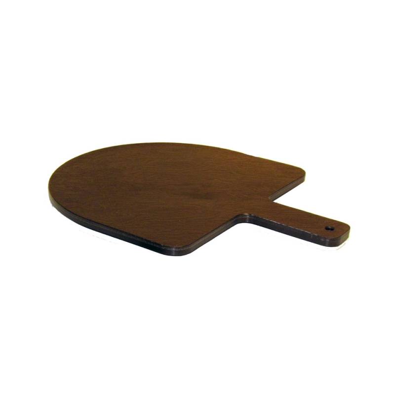 MC polyethylene wood effect cutting board with handle 39.5x35 cm
