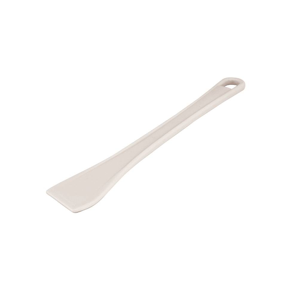 White pa plus rectangular hard spatula 13.78 inch