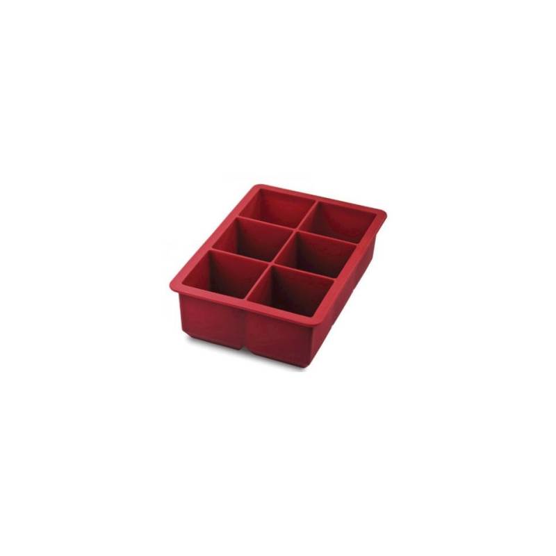 Stampo ghiaccio king cube rosso cm 16,3x11,3x5