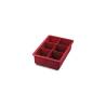 Stampo ghiaccio king cube rosso cm 16,3x11,3x5