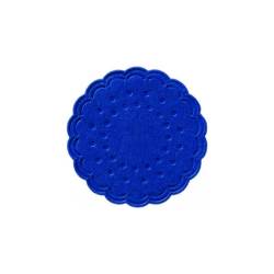 Duni coasters in blue paper cm 7.5