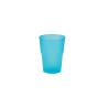 Turquoise polypropylene cocktail glass cl 35
