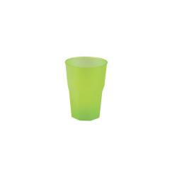 Acid green polypropylene cocktail glass cl 35