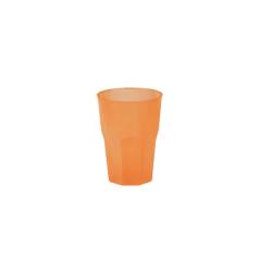 Orange polypropylene cocktail glass cl 35