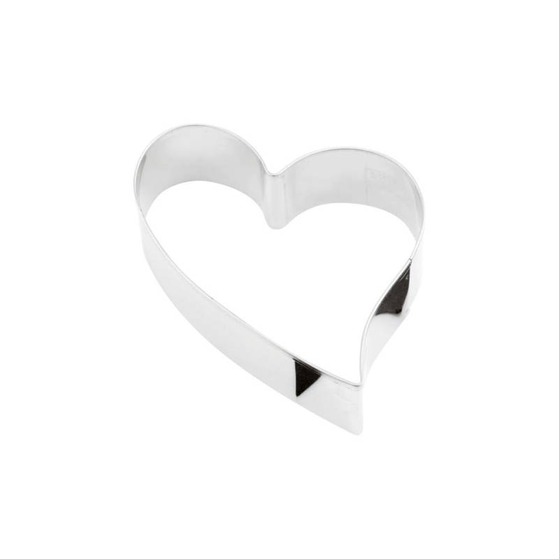 Stainless steel heart mold 3.15x3.54x1.81 inch