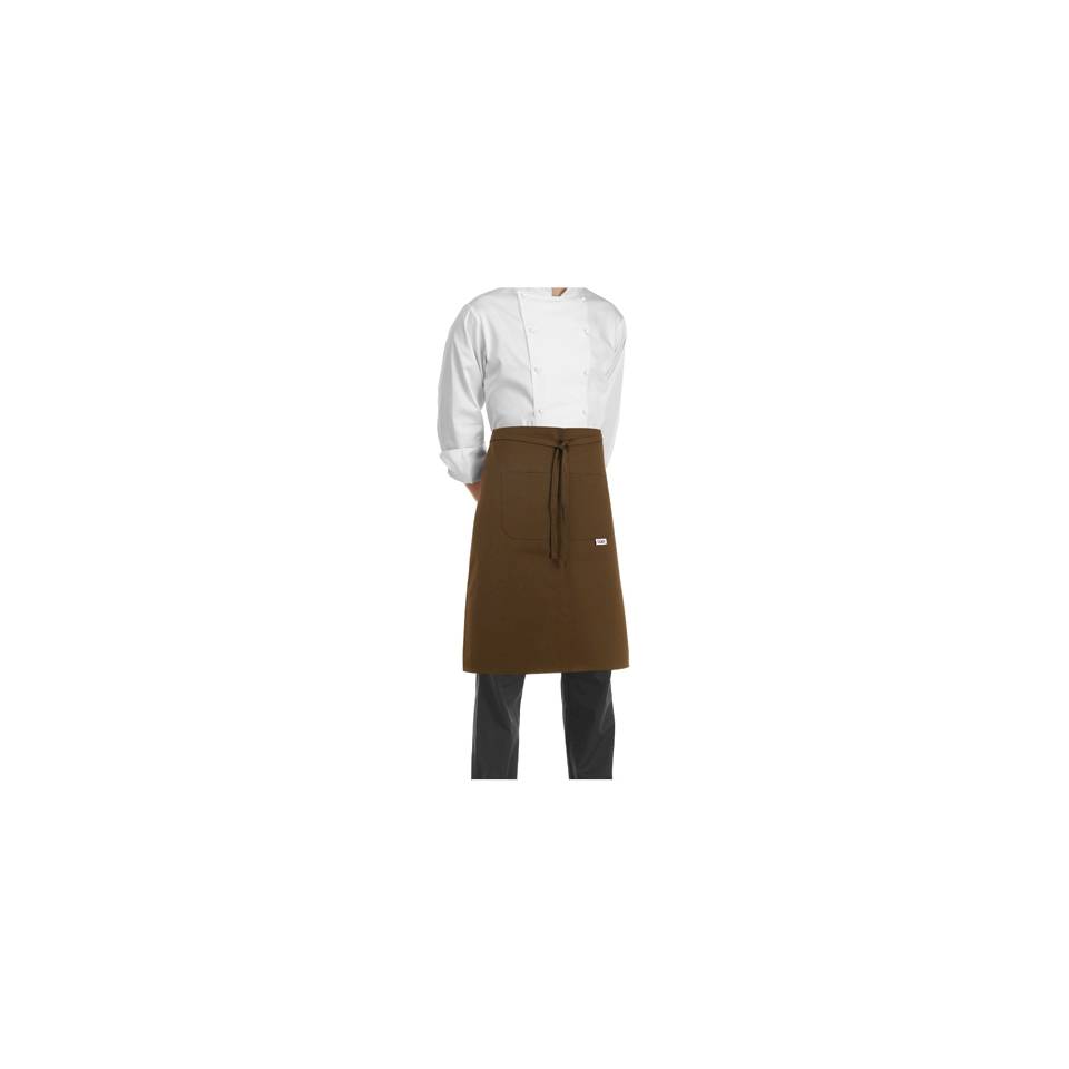 Waist apron with pocket Egochef 70x70cm brown