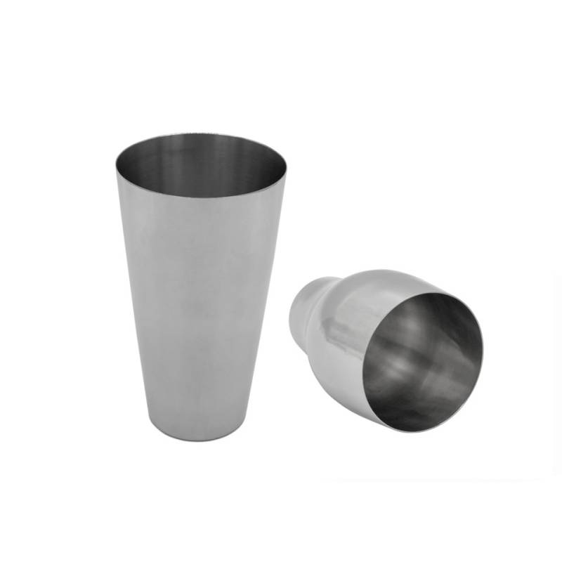 Shaker parisienne 2 pezzi in acciaio inox cl 75