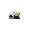 Piattini quadrati Hola 100% Chef in plastica neri cm 8x8
