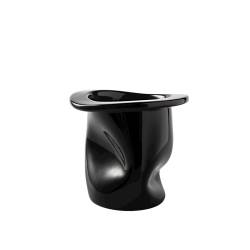 Bicchiere contenitore Tanto di cappello in porcellana nera cl 55