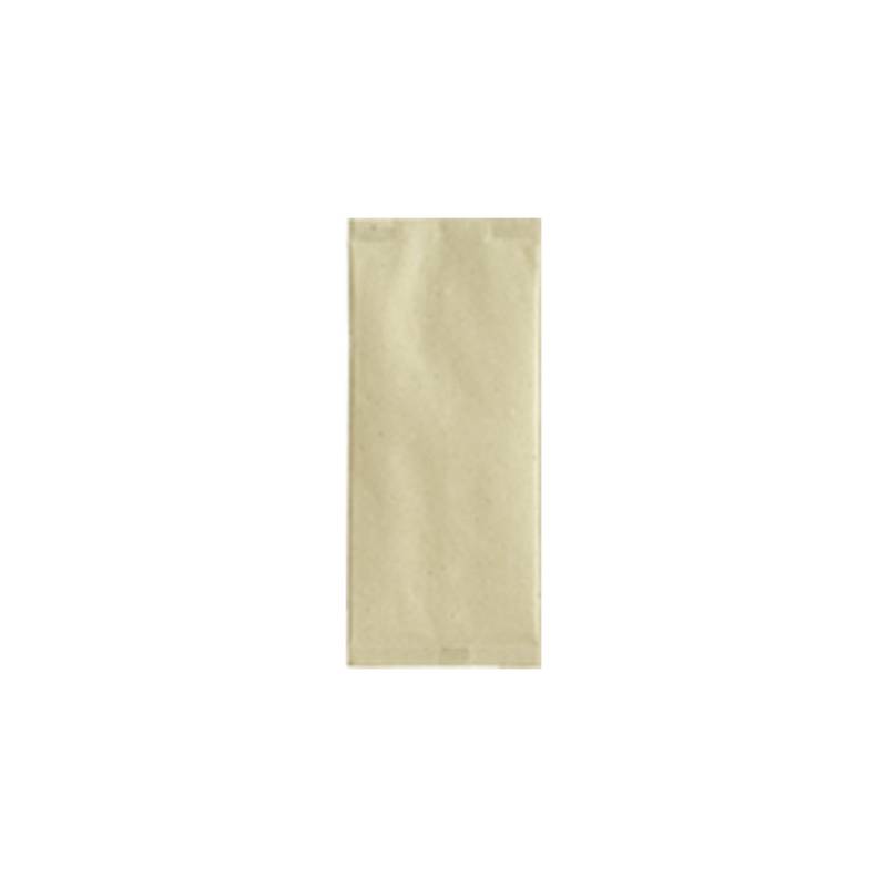 Fashion sand paper cutlery bag with napkin 9.45x4.33 inch