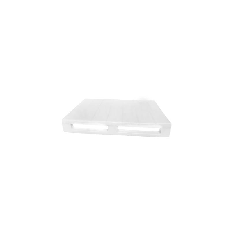 White ceramic pallet coaster cm 17.5x11.5