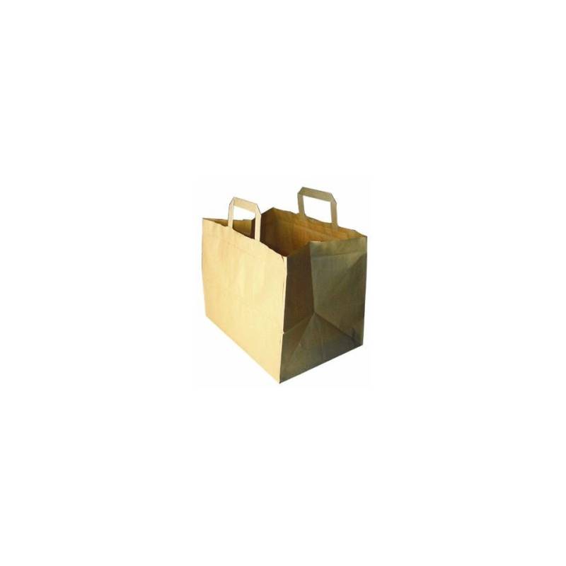 Brown paper shopper bags cm 32x22