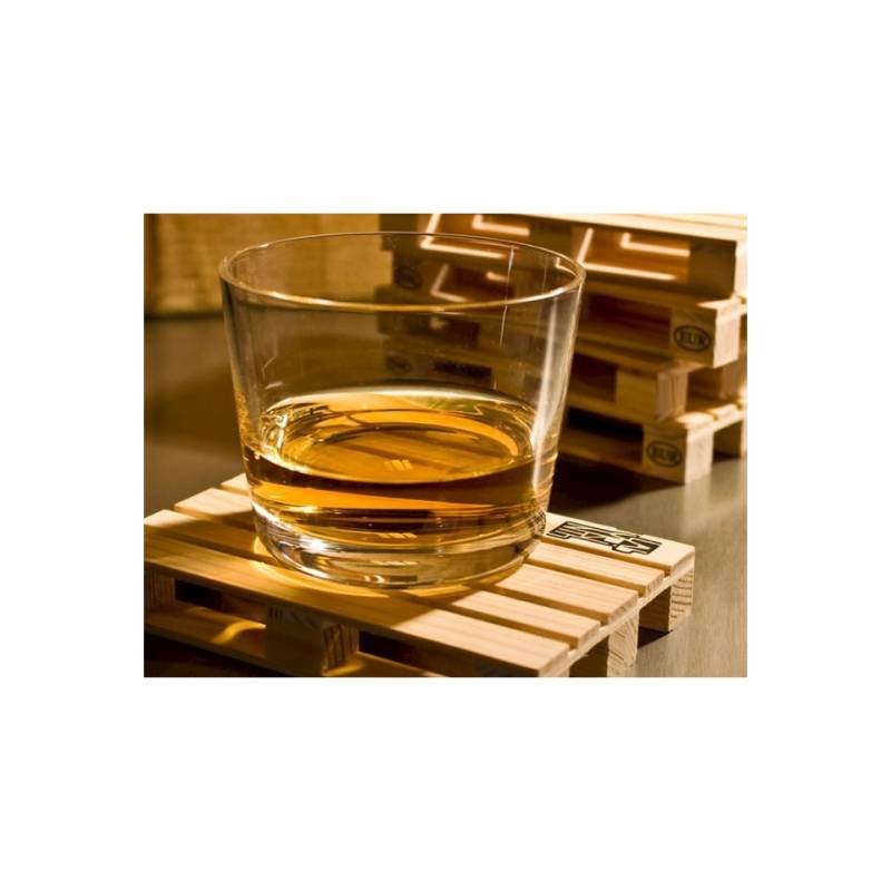 Pallets wooden coasters 12x8x1.7 cm