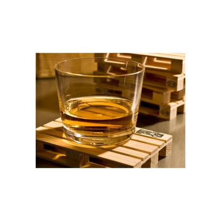 Pallets wooden coasters 12x8x1.7 cm