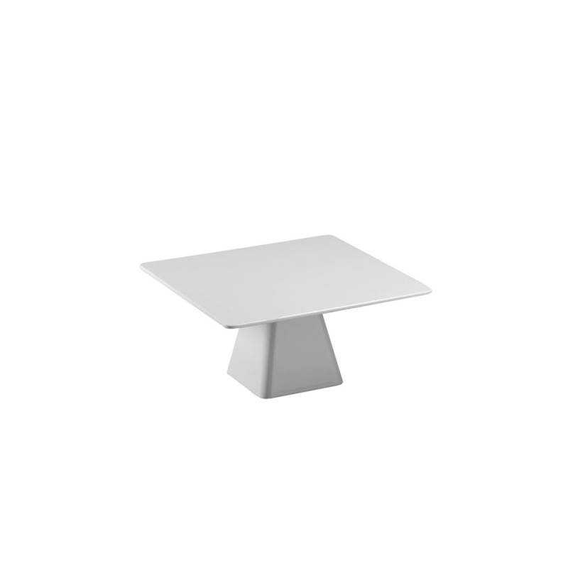 White melamine square riser 11.81x5.70 inch