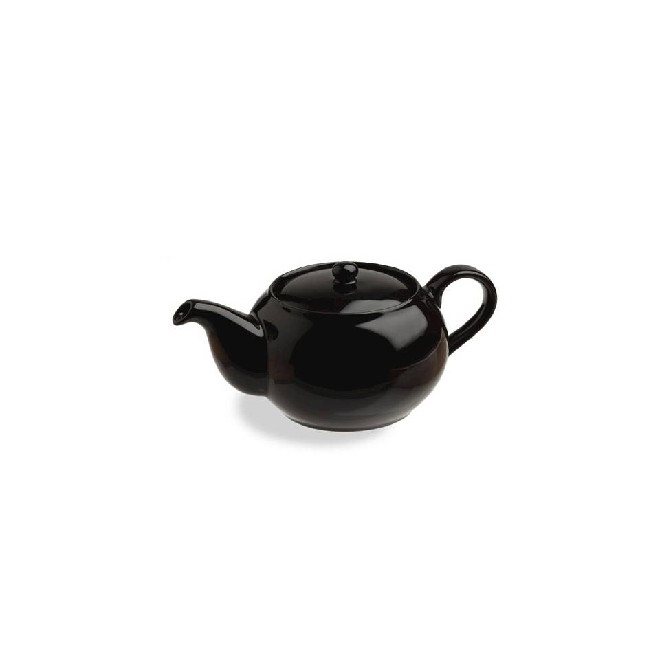 Black porcelain Sphere teapot cl 47