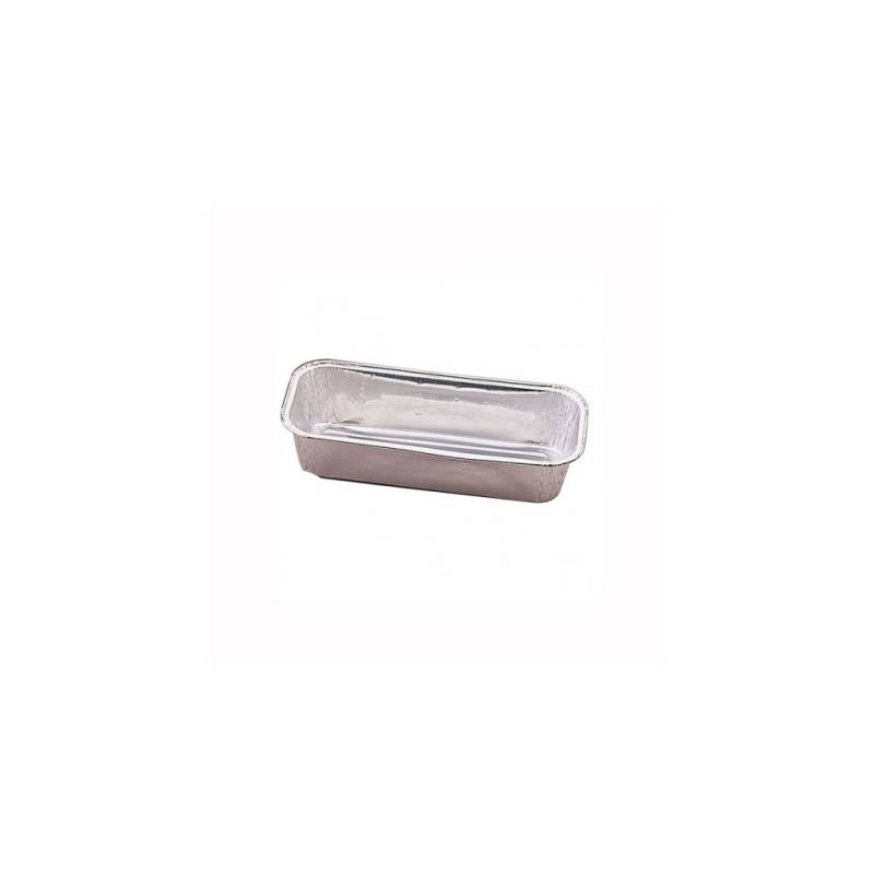 Rectangular aluminum plumcake containers cl 80