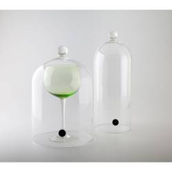 100% Chef glass cocktail bell with valve cm 29x19