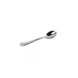 Silver plastic spoons cm 10