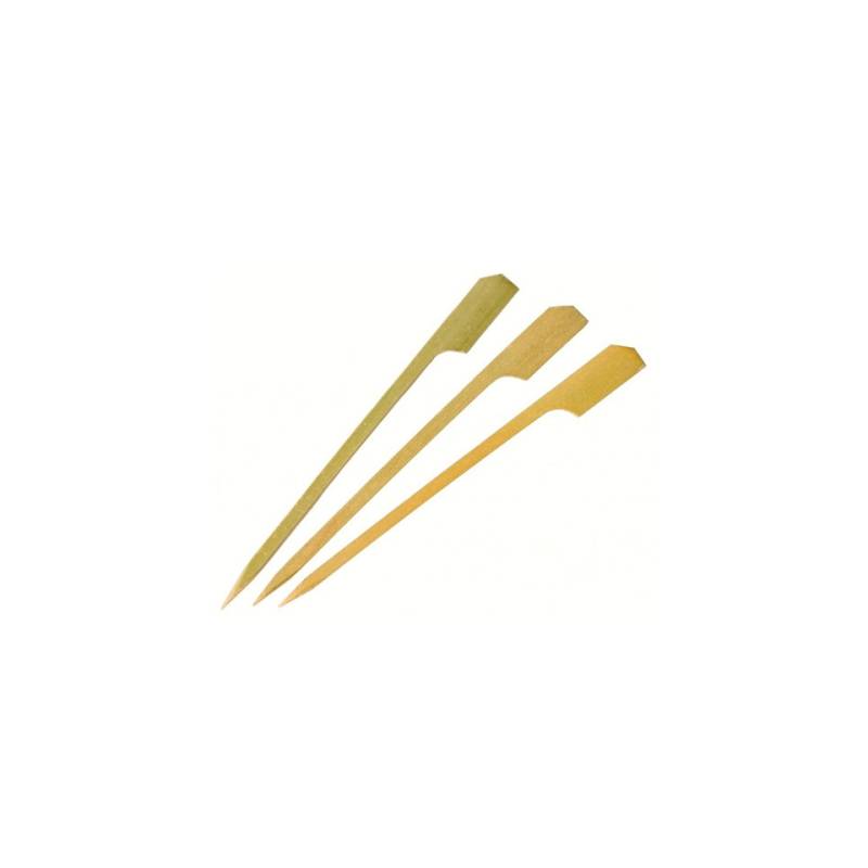 Bamboo oar-shaped sticks 12 cm