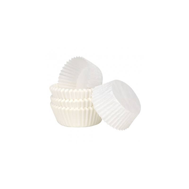 White baking cups cm 3.5x2.3x1.7