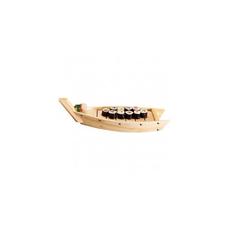 Wooden Sushi boat 44x13x11 cm