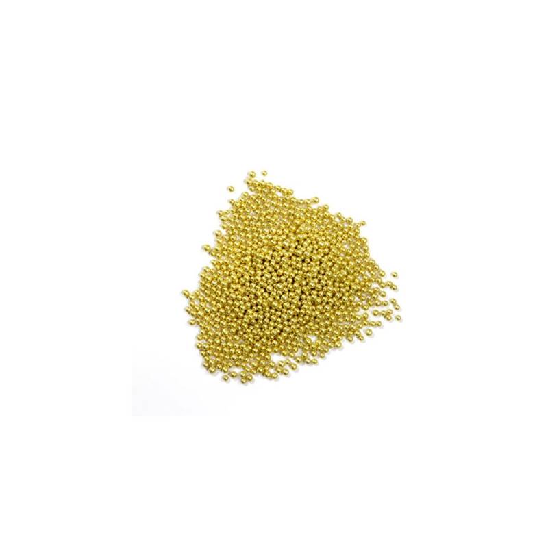 Goldfarbene Zuckerkugeln mm 6 gr 100