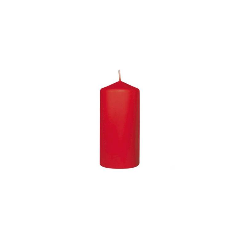 Duni Pillar candles red 6 pieces cm 13x6