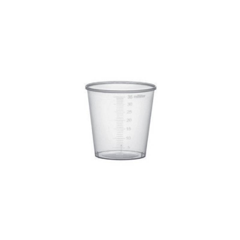 Gold Plast polypropylene mini graduated jar cl 3.5