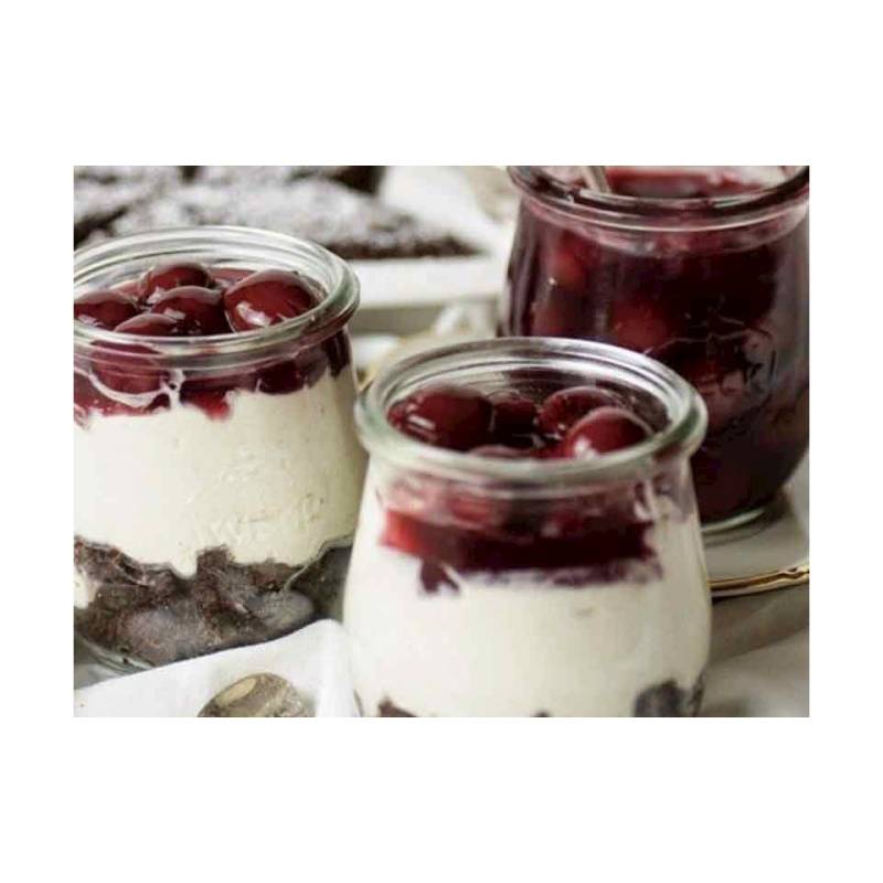 Bocal Weck avec couvercle en verre cl 22