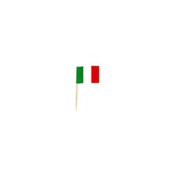 Stuzzichini bandiere italiane in legno cm 3,5 x 2,5