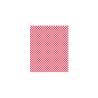 Fogli per alimenti con decoro bianco e rosso cm 34x28