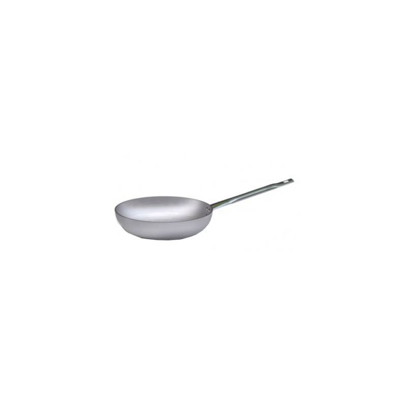 Abert high flared aluminum frying pan with bottom for induction cm 28