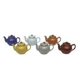 Mediterranean colored ceramic teapot lt 1.10